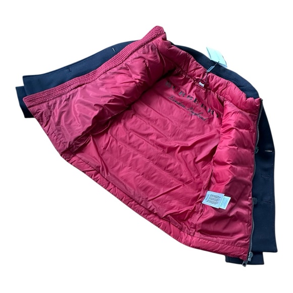 NWT Sz 8 BURBERRY 2-in-1 Wool Peacoat and puffy vest. - Picture 5 of 16